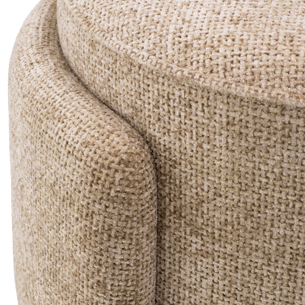Sand Upholstered Modern Stool Ortega