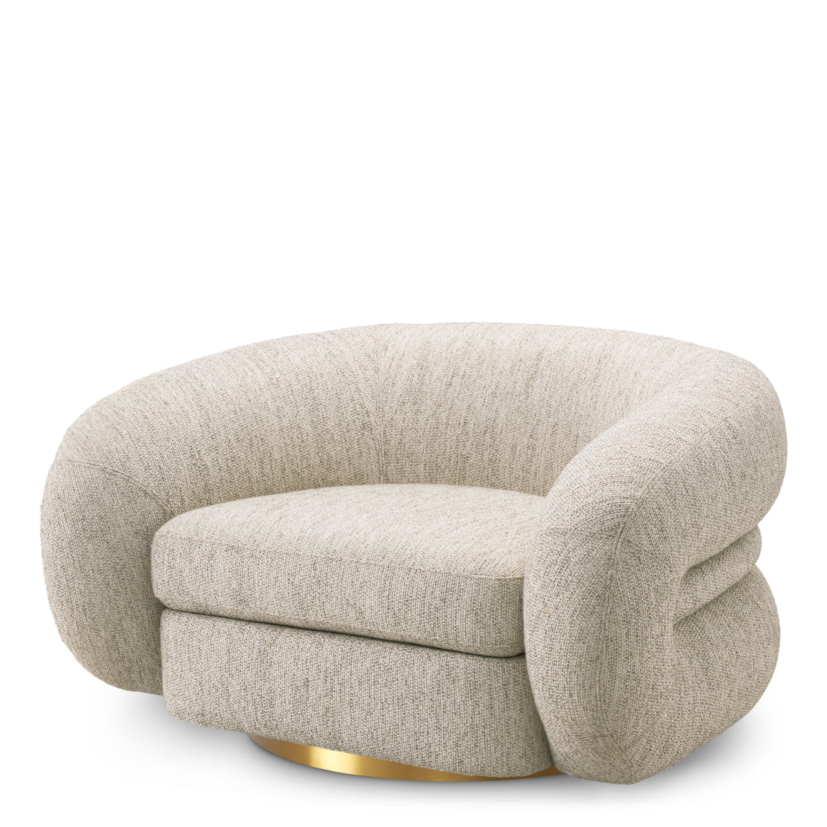 Light Gray Swivel Chair Cosenza | Eichholtzmh.com
