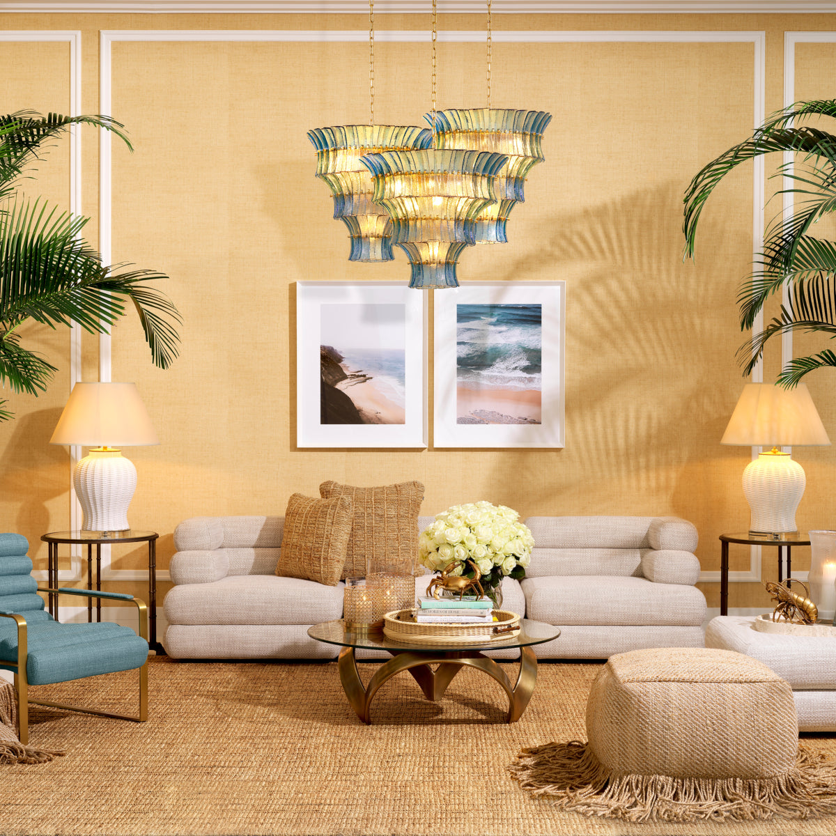 Tiered Right Modular Sofa Malaga