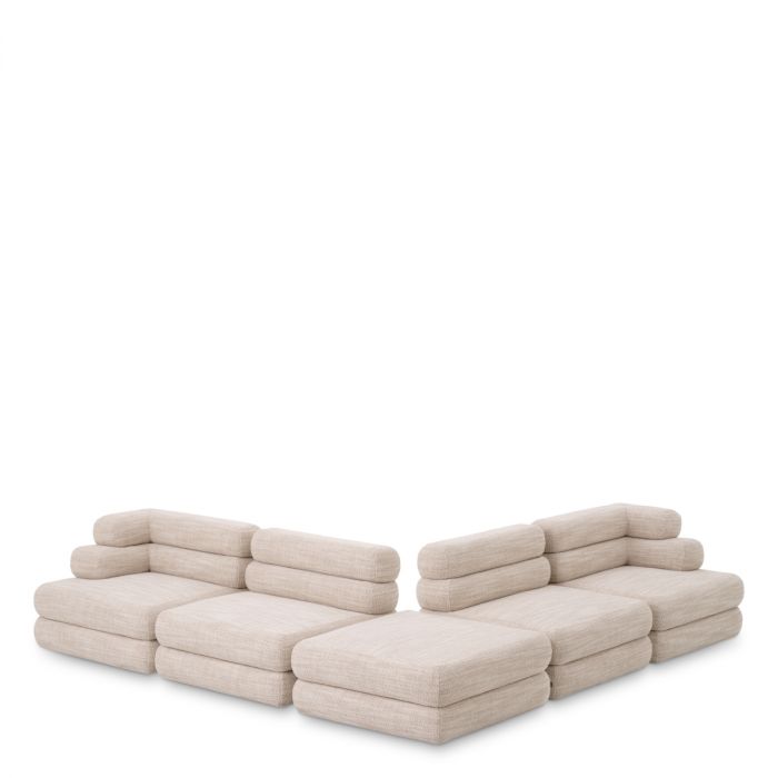 Modular Sofa Malaga skyward sand - Ottoman