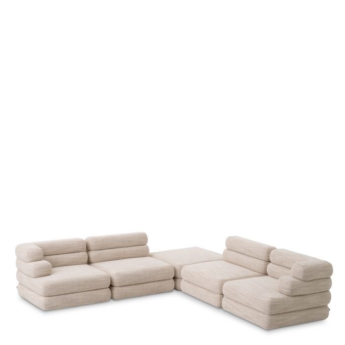 Modular Sofa Malaga skyward sand - Ottoman