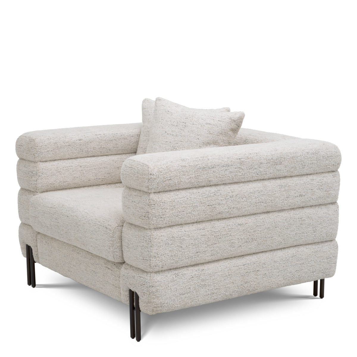 Off-white Upholstered Armchair York