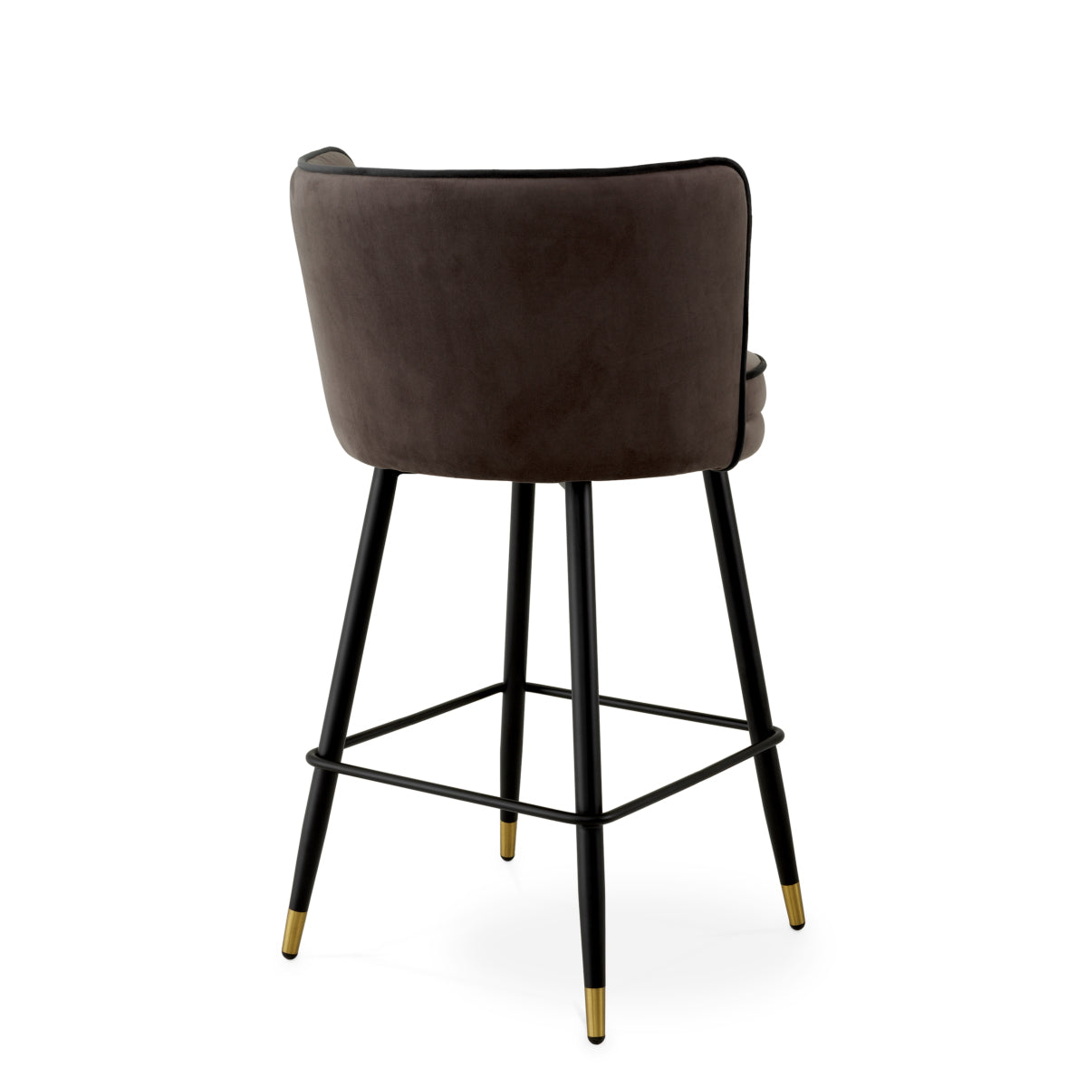 Dark Gray Modern Swivel Counter Stool Grenada