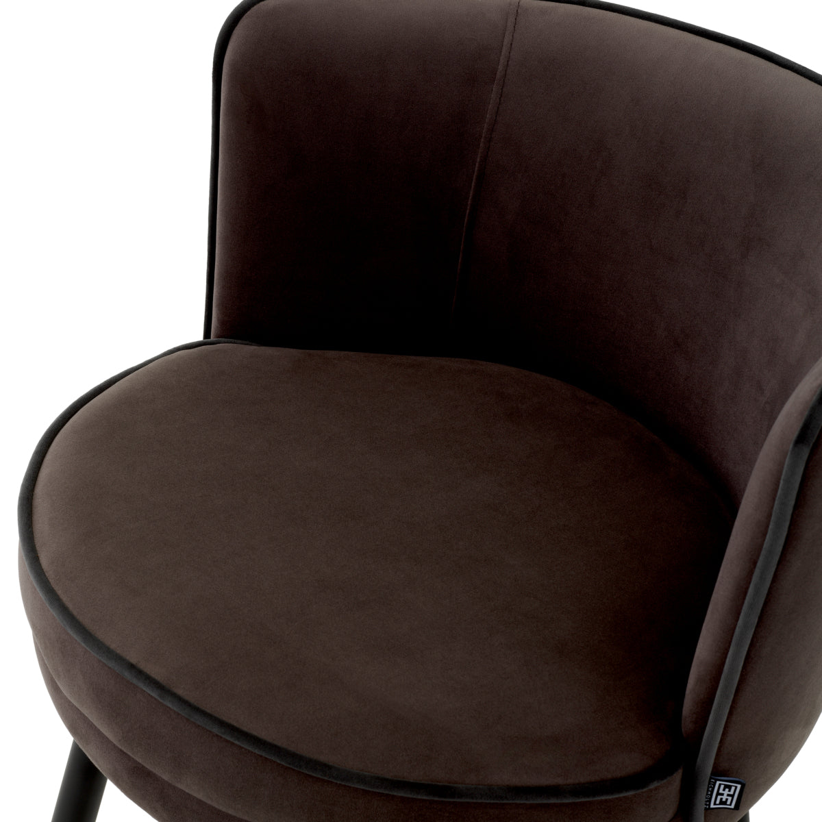 Dark Gray Modern Swivel Counter Stool Grenada