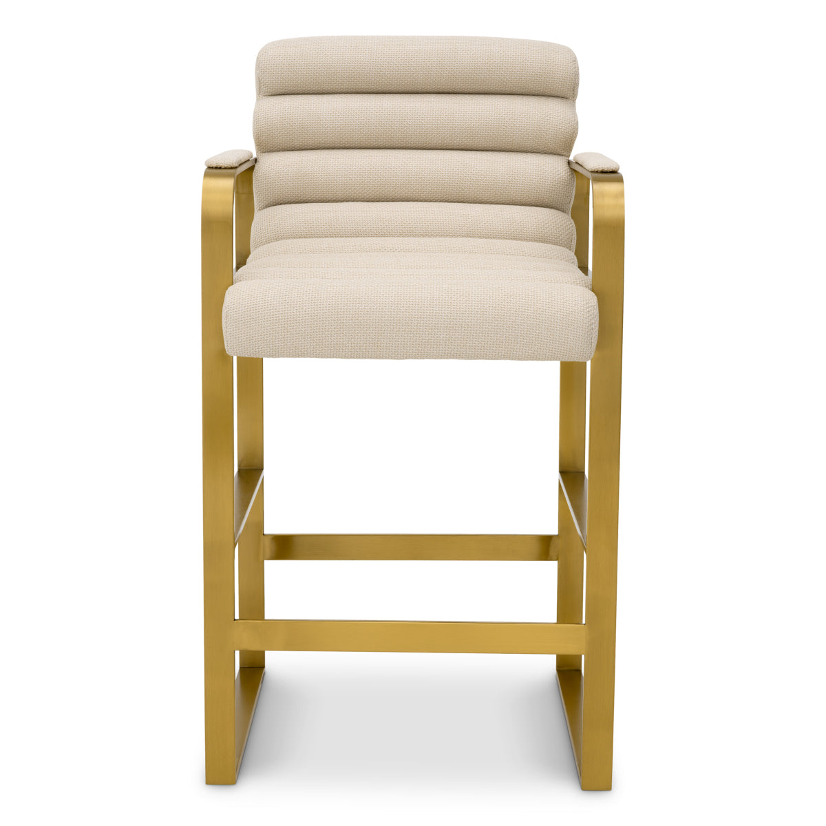 Cream Padded Modern Counter Stool Olsen