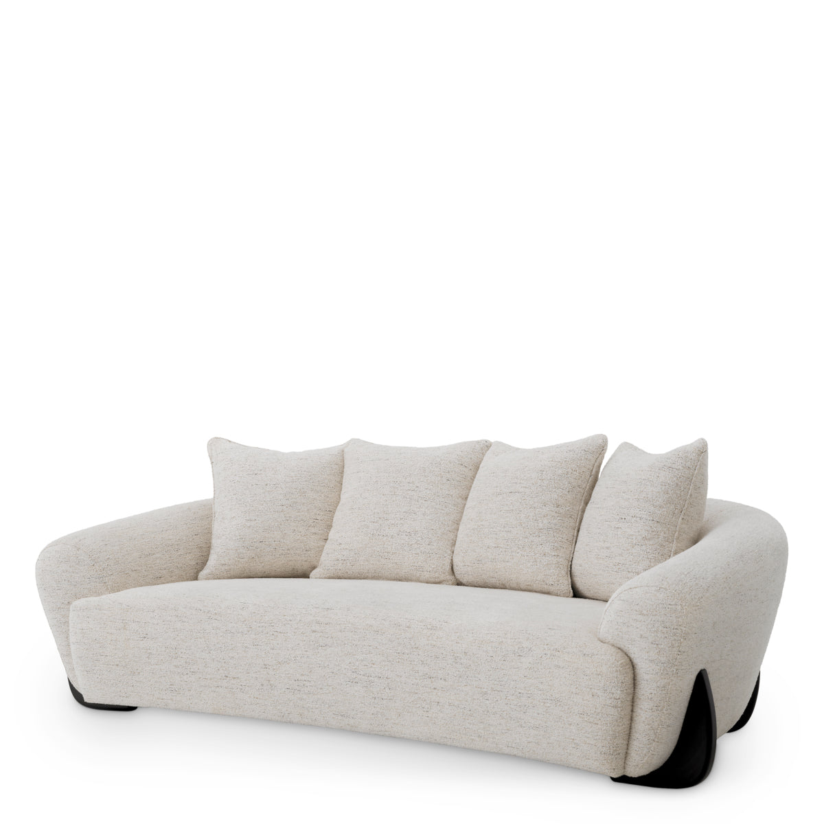 Off-White Curved Sofa Siderno | Eichholtzmh.com