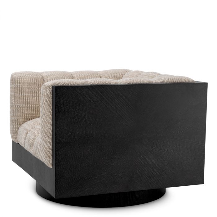 Swivel Chair Davide skyward sand