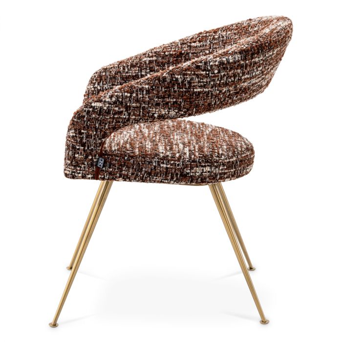 Dining Chair Bravo bouclé sonata red