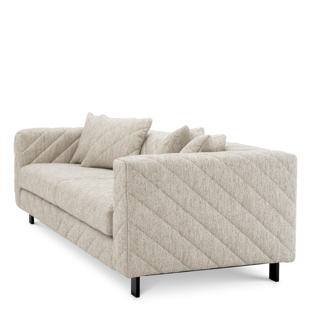 Gray Patterned Modern Sofa Avellino