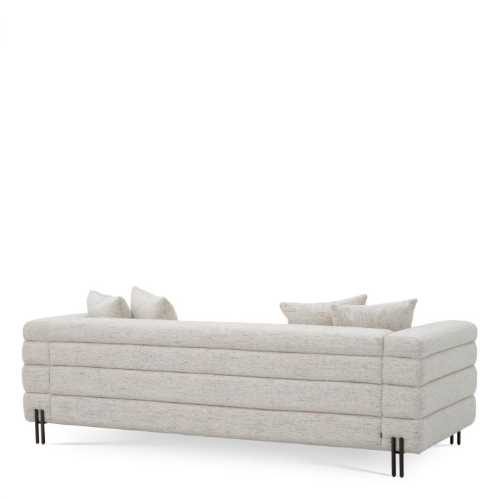 Sofa York seashell off-white bronze finish