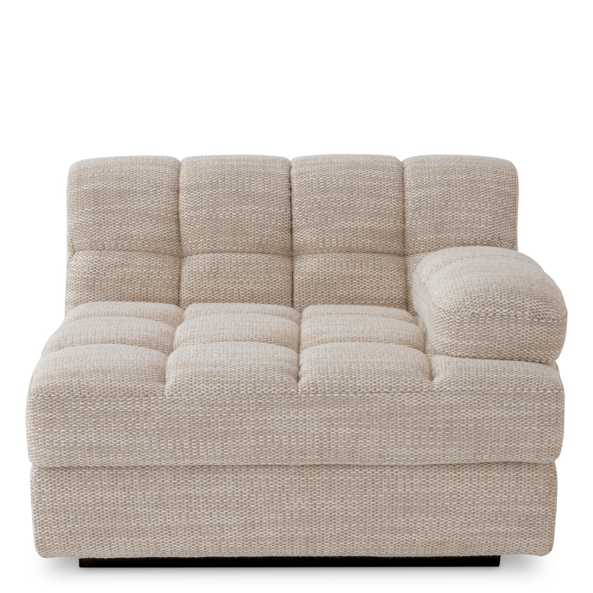 Sand Channeled Modular Right Sofa Dean
