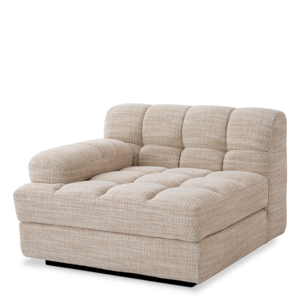 Sand Channeled Modular Left Sofa Dean