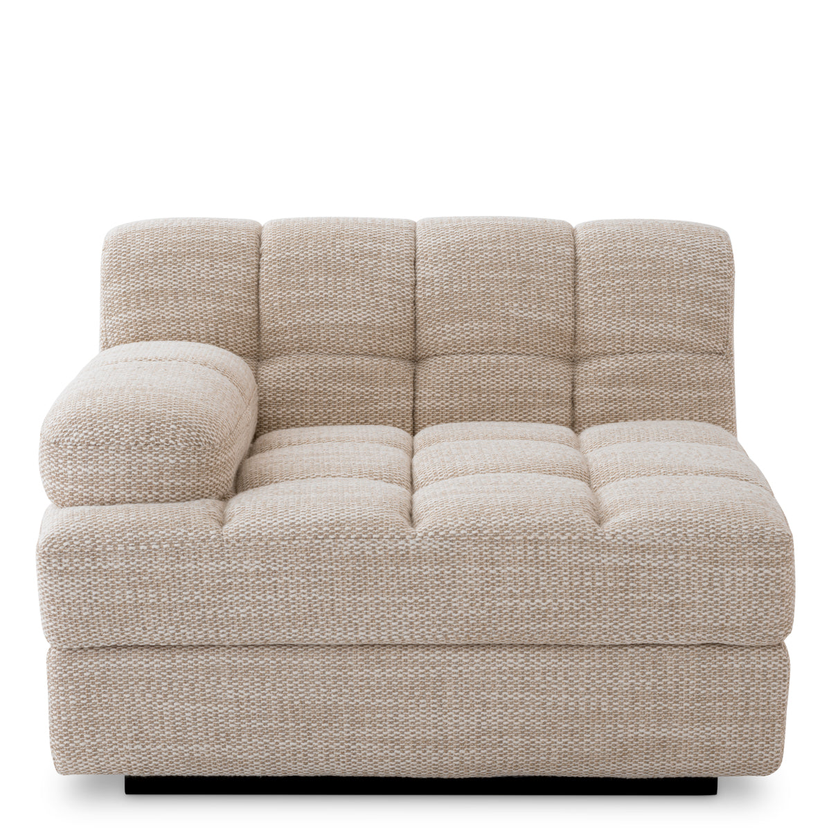 Sand Channeled Modular Left Sofa Dean