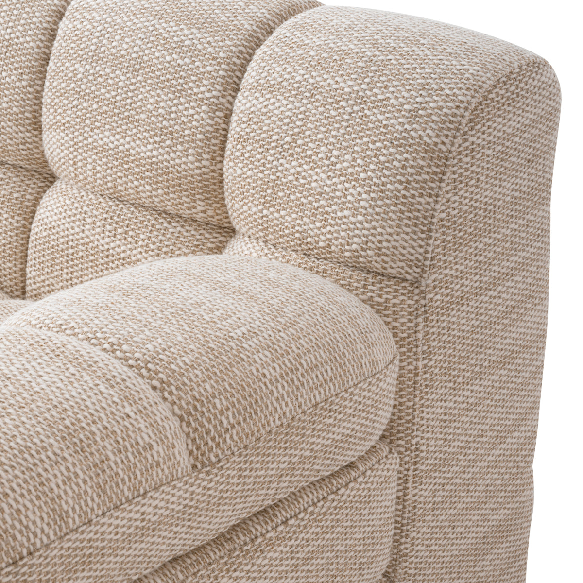 Sand Channeled Modular Left Sofa Dean