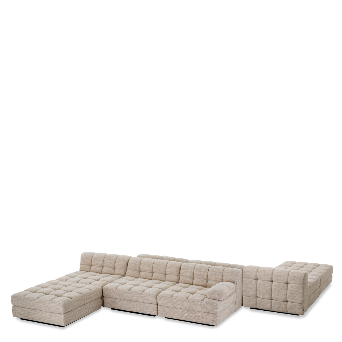 Sand Channeled Modular Ottoman Sofa Dean
