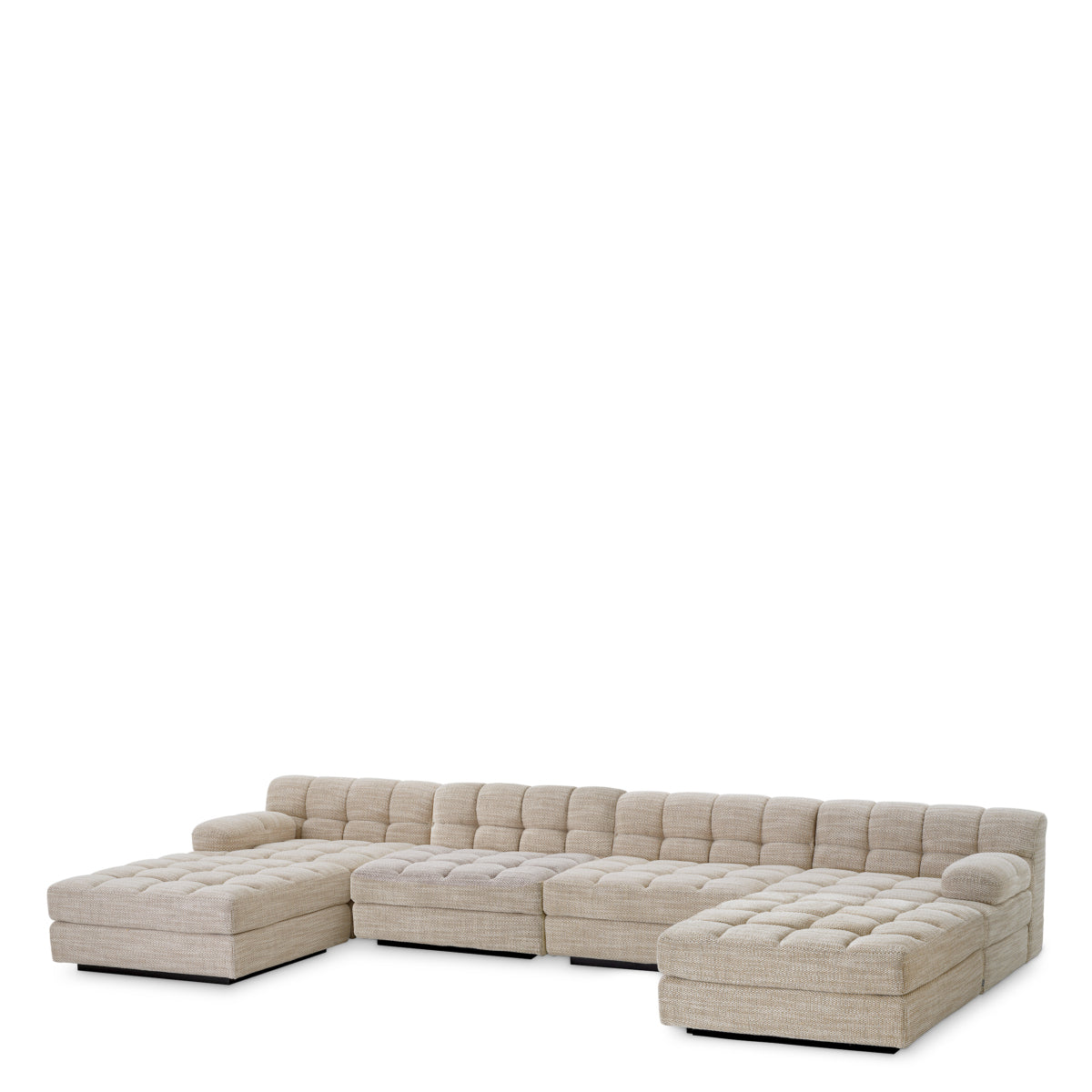 Sand Channeled Modular Ottoman Sofa Dean