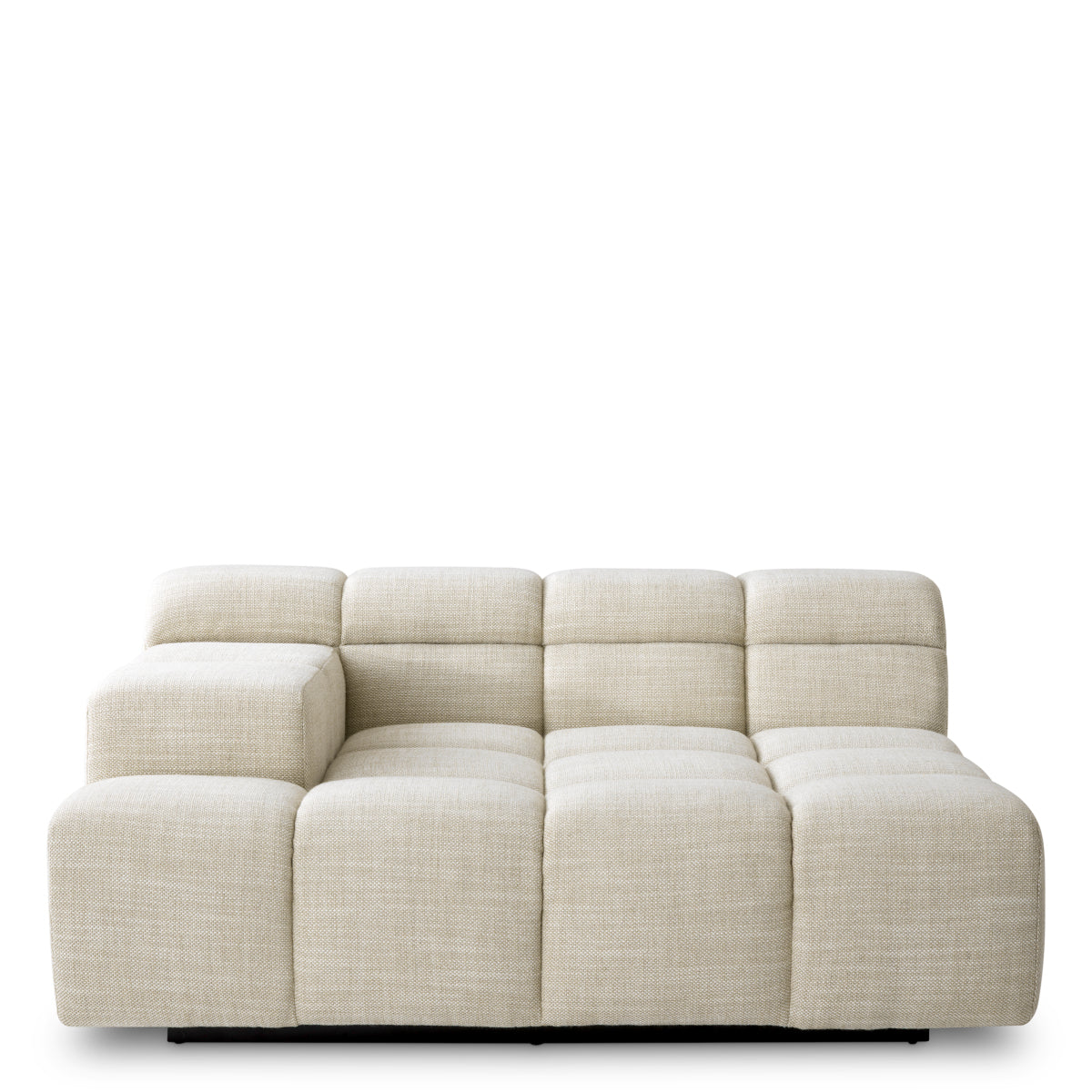 Grid-Tufted Modular Sofa Lounge Left Hunter