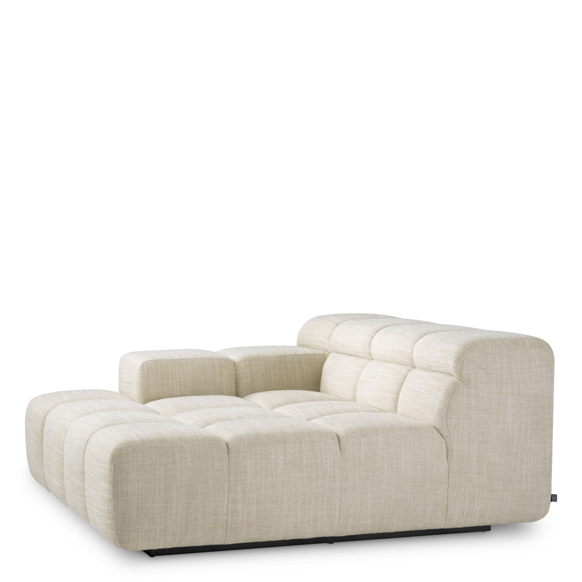 Grid-Tufted Modular Sofa Lounge Left Hunter