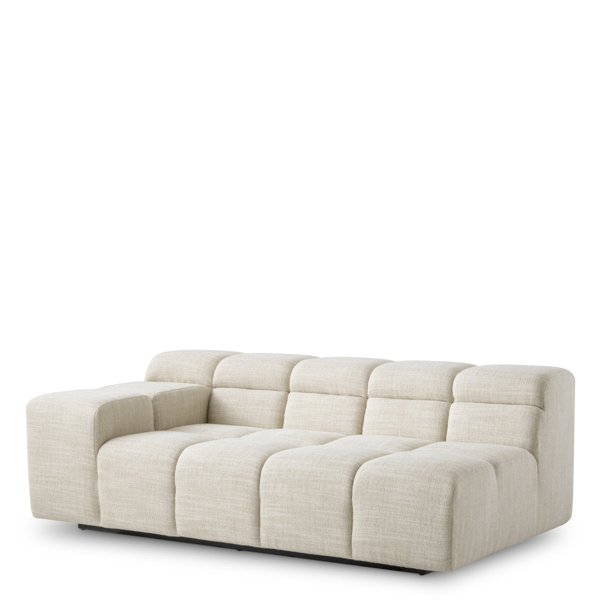 Grid-Tufted Modular Sofa Left Hunter
