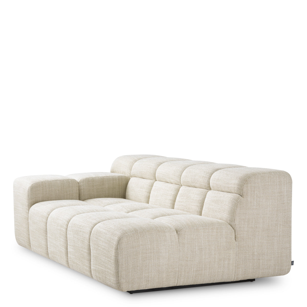 Grid-Tufted Modular Sofa Left Hunter