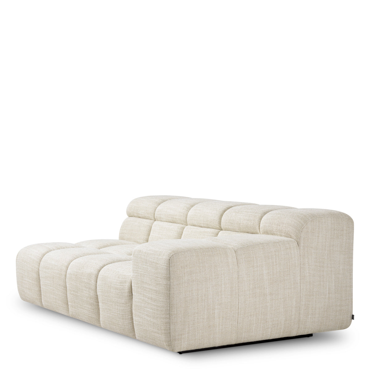Grid-Tufted Modular Sofa Right Hunter