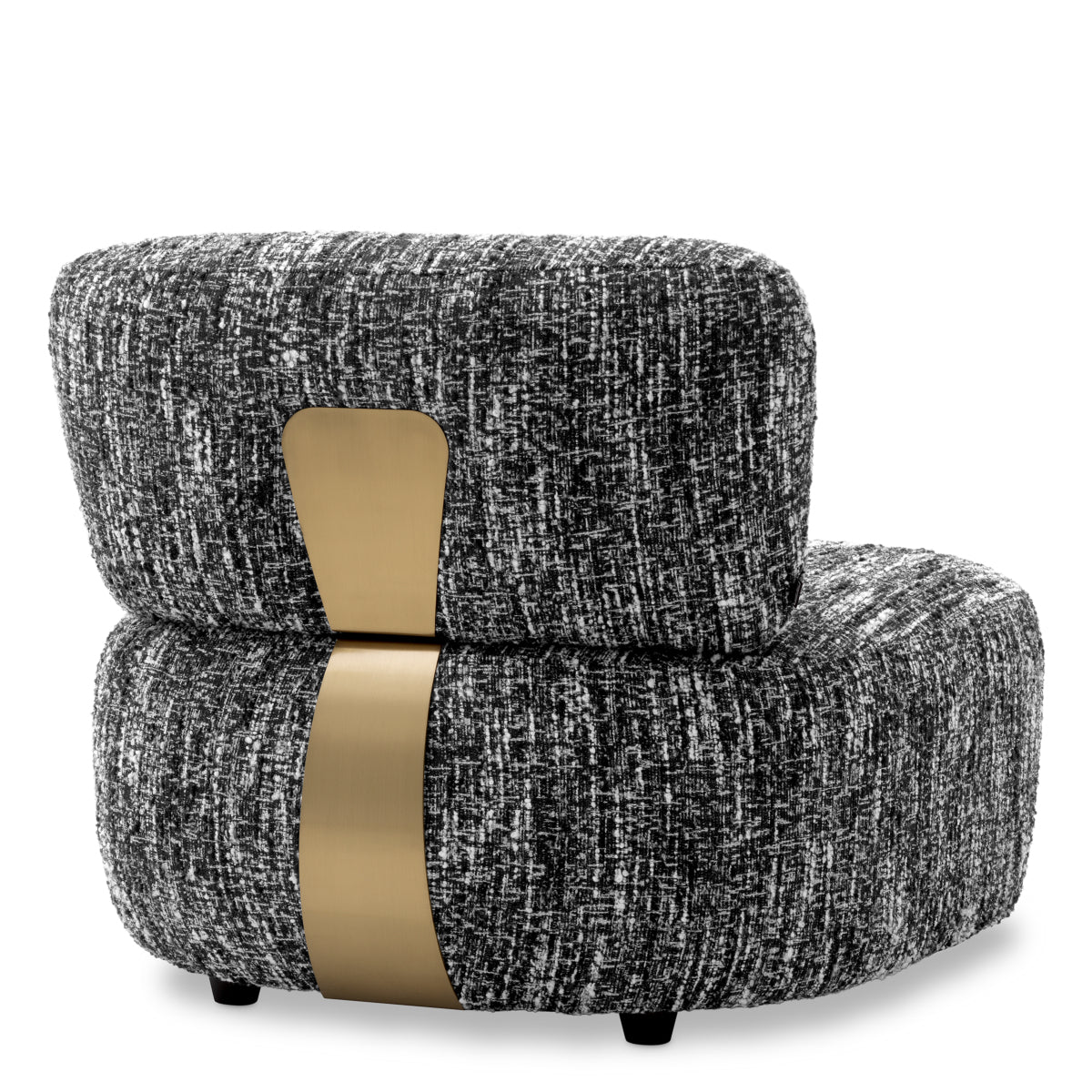Black Boucle Lounge Chair Leon | Eichholtzmh.com