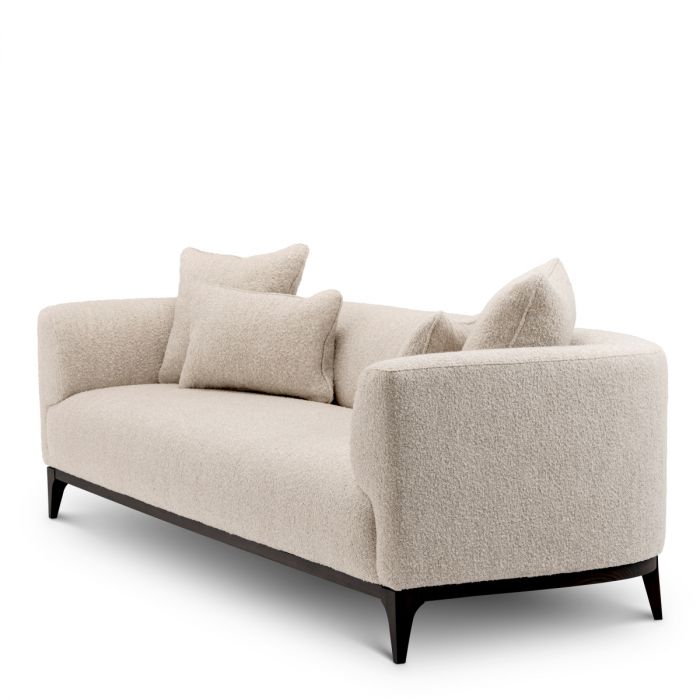 Sofa Brannan bouclé chalk white