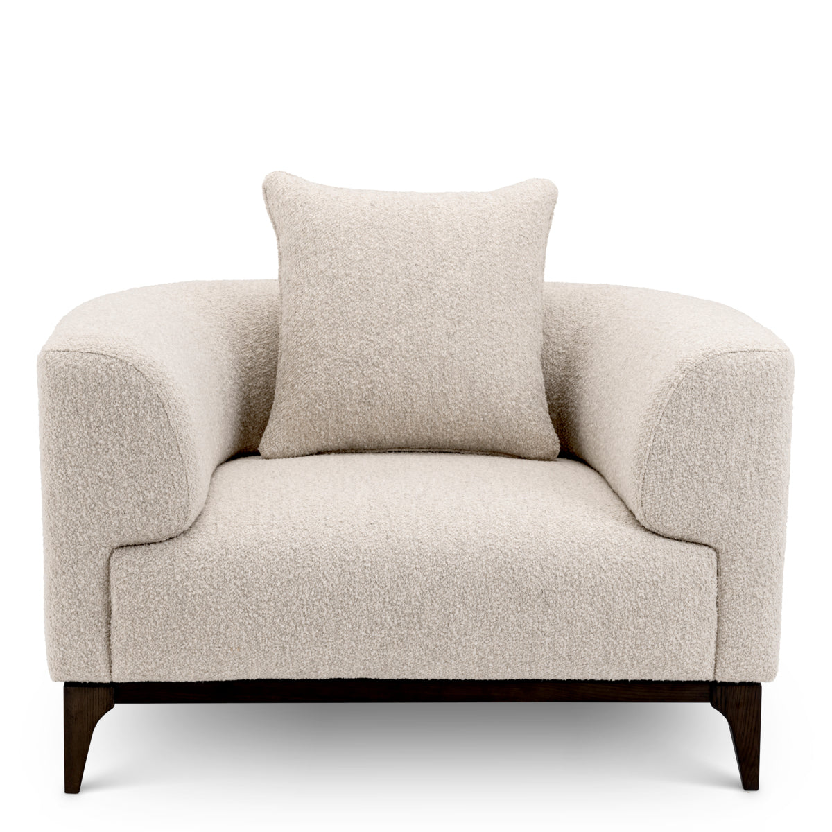Chalk Boucle Accent Chair Brannan | Eichholtzmh.com