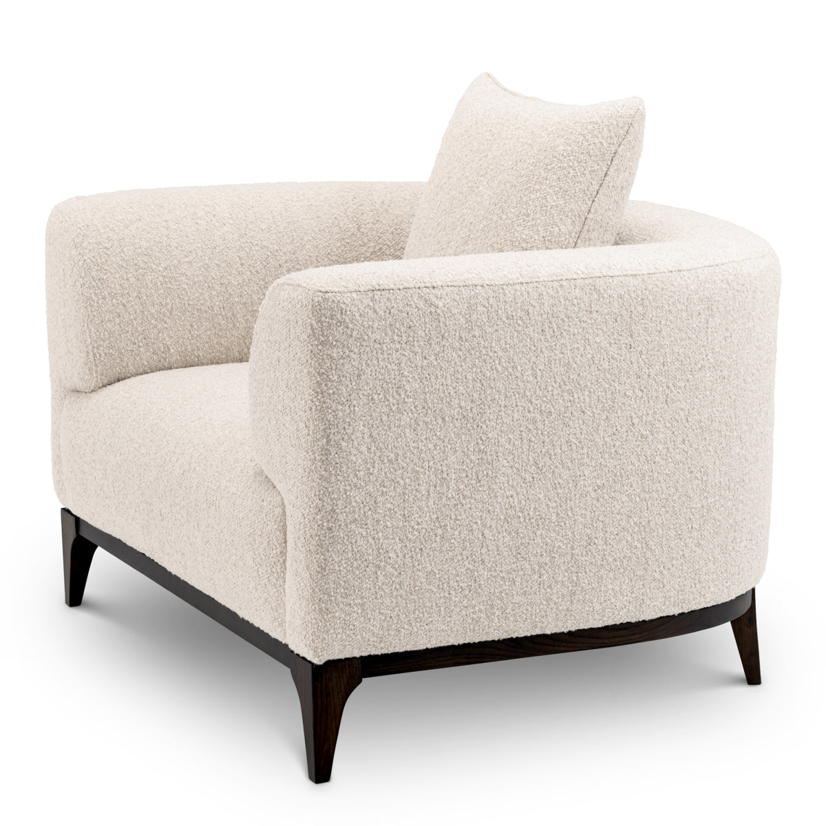 Chalk Boucle Accent Chair Brannan | Eichholtzmh.com