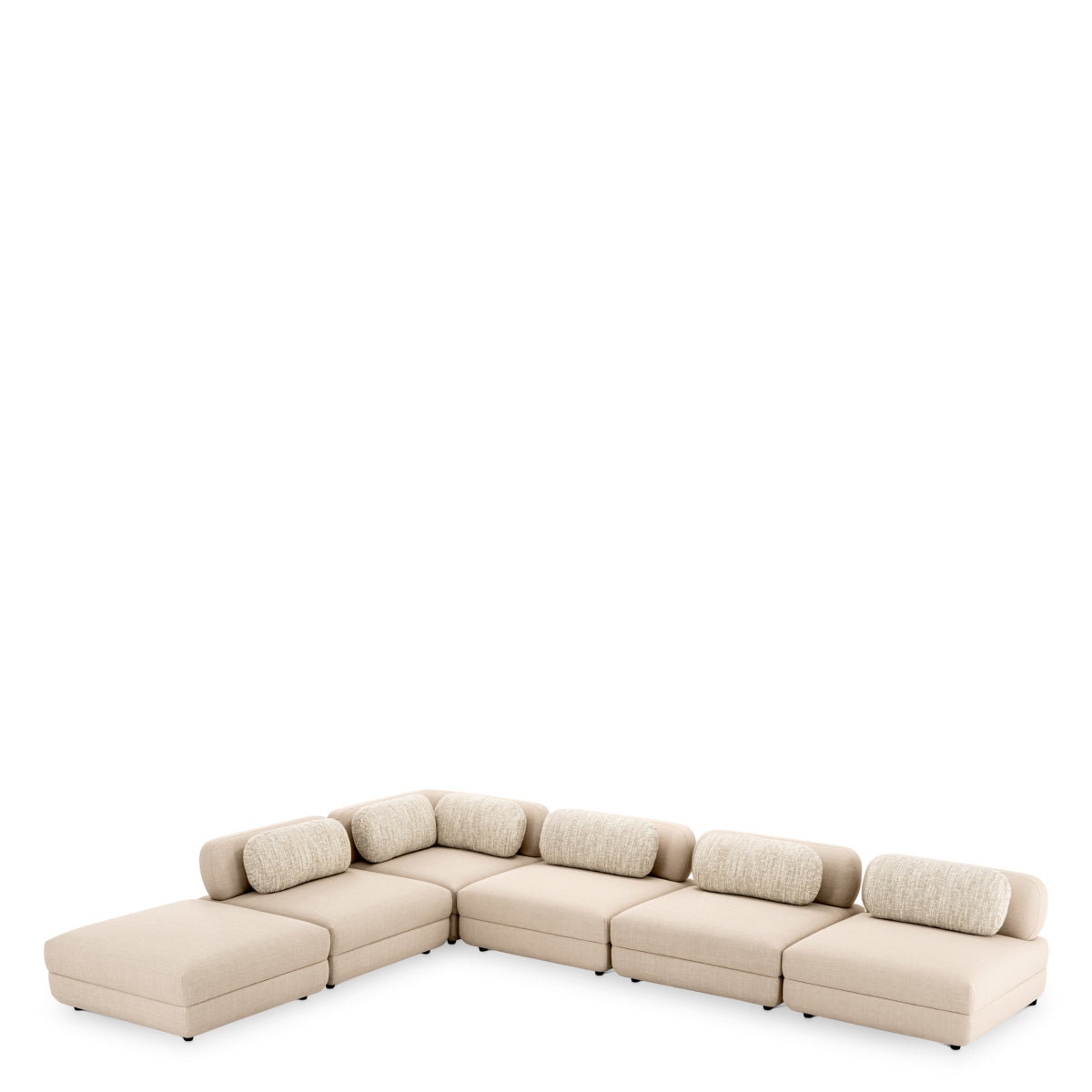 Corner Scalea Sand Modular Sofa Paulo