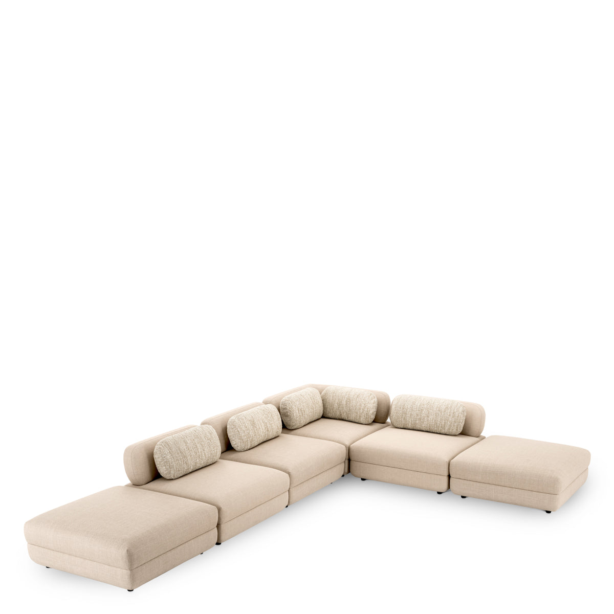 Middle Scalea Sand Modular Sofa Paulo