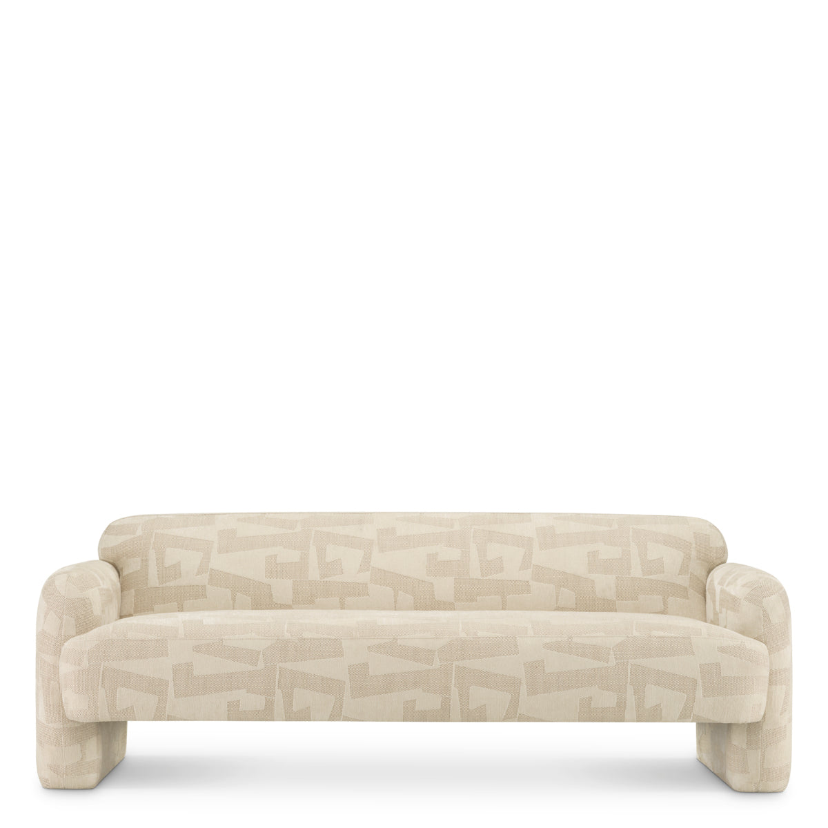 Brooklyn Sand Upholstered Sofa Hernandez | Eichholtzmh.com