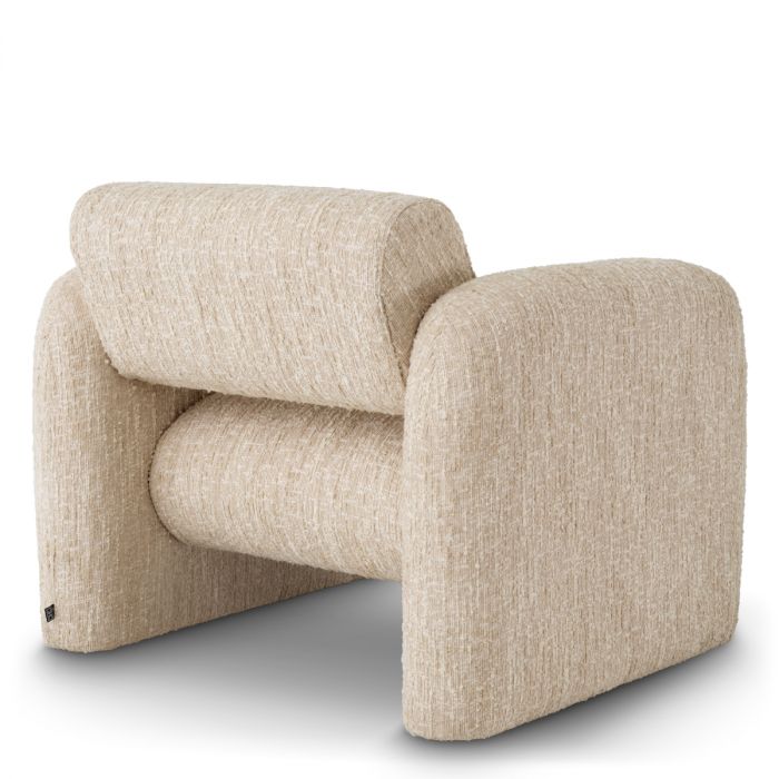 Chair Vesper bouclé sonata cream