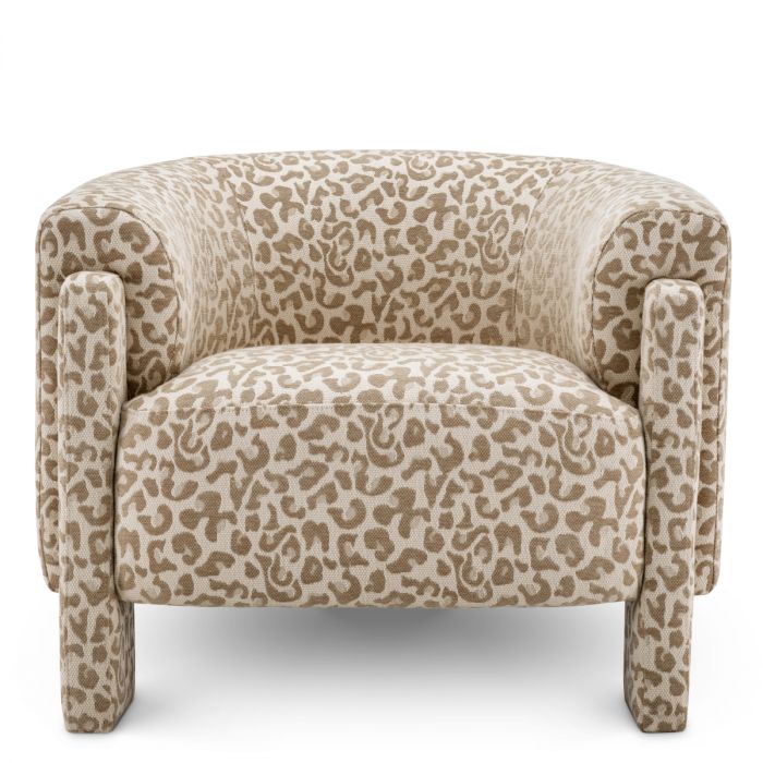 Chair Hazelwood harley leopard beige