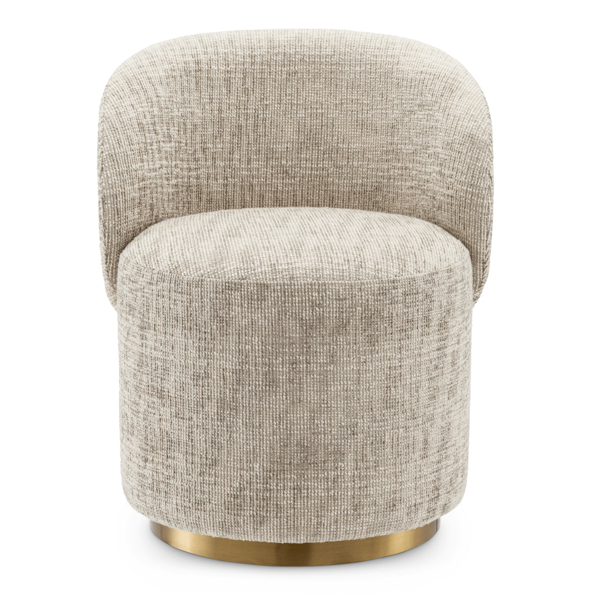Beige Swivel Dining Chair Greer