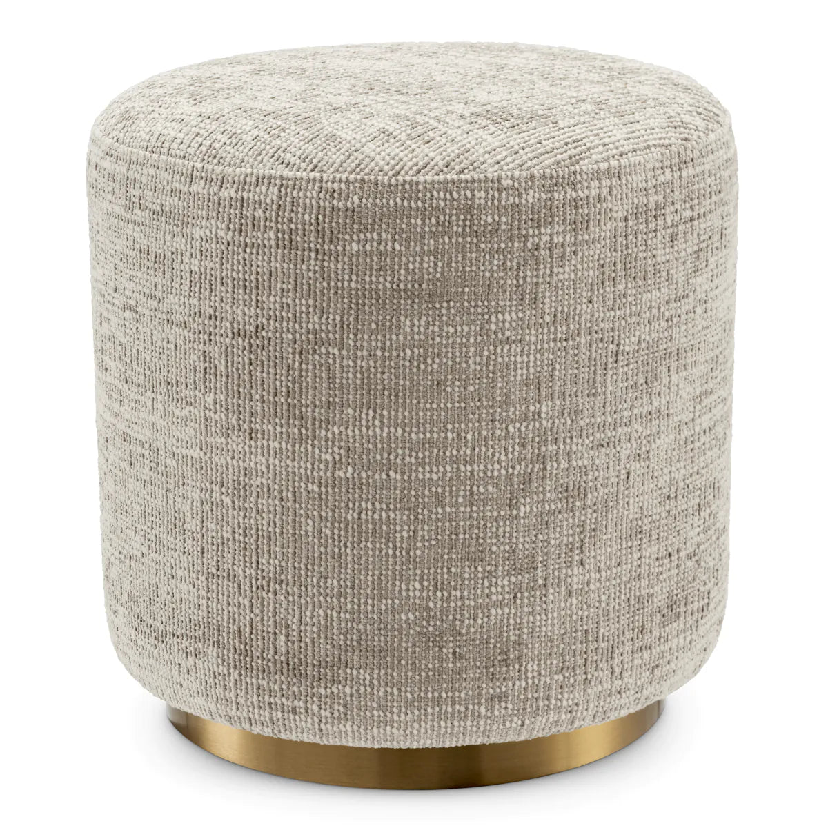 Beige Cylindrical Dining Stool Greer