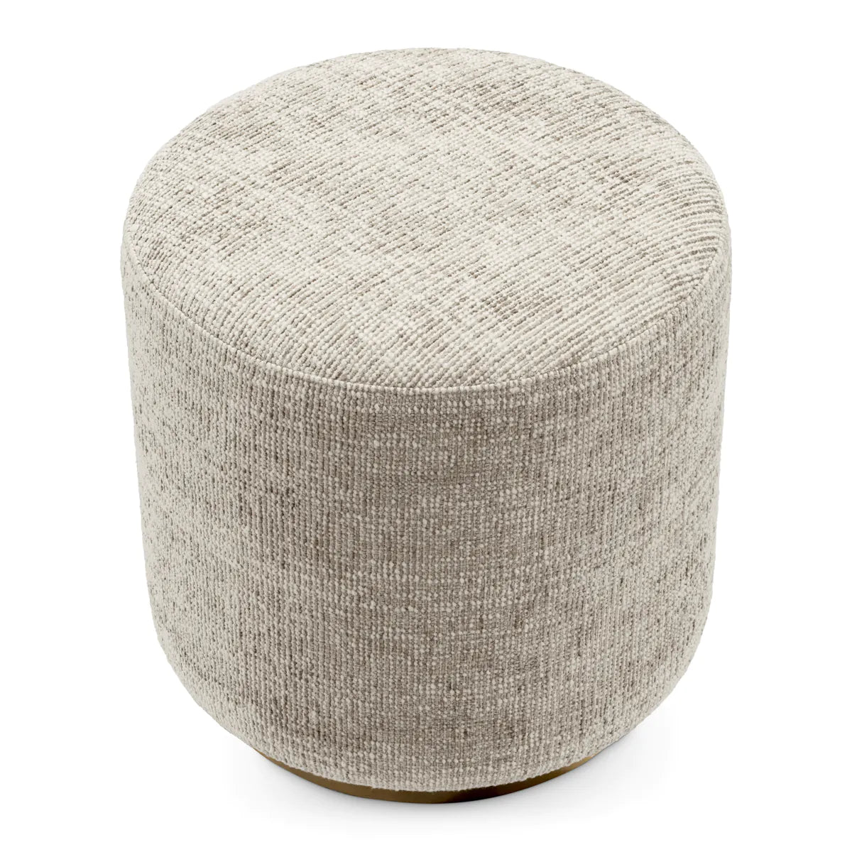 Beige Cylindrical Dining Stool Greer