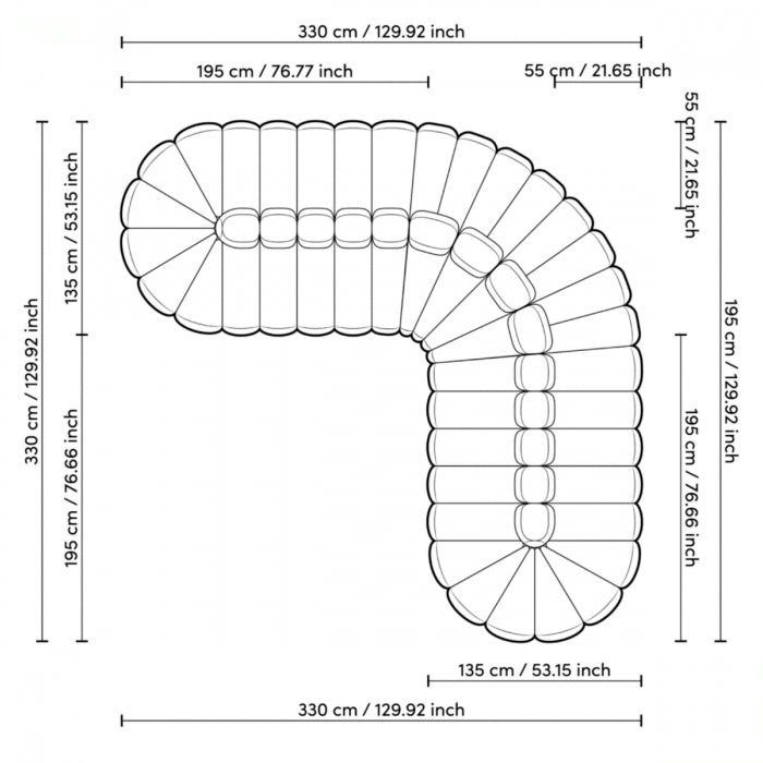 Sofa Alison creststone beige