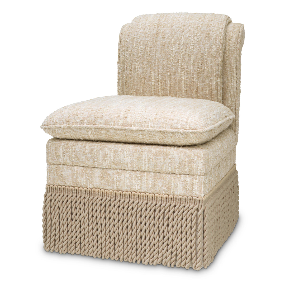 Cream Boucle Dining Chair Fairburn | Eichholtzmh.com