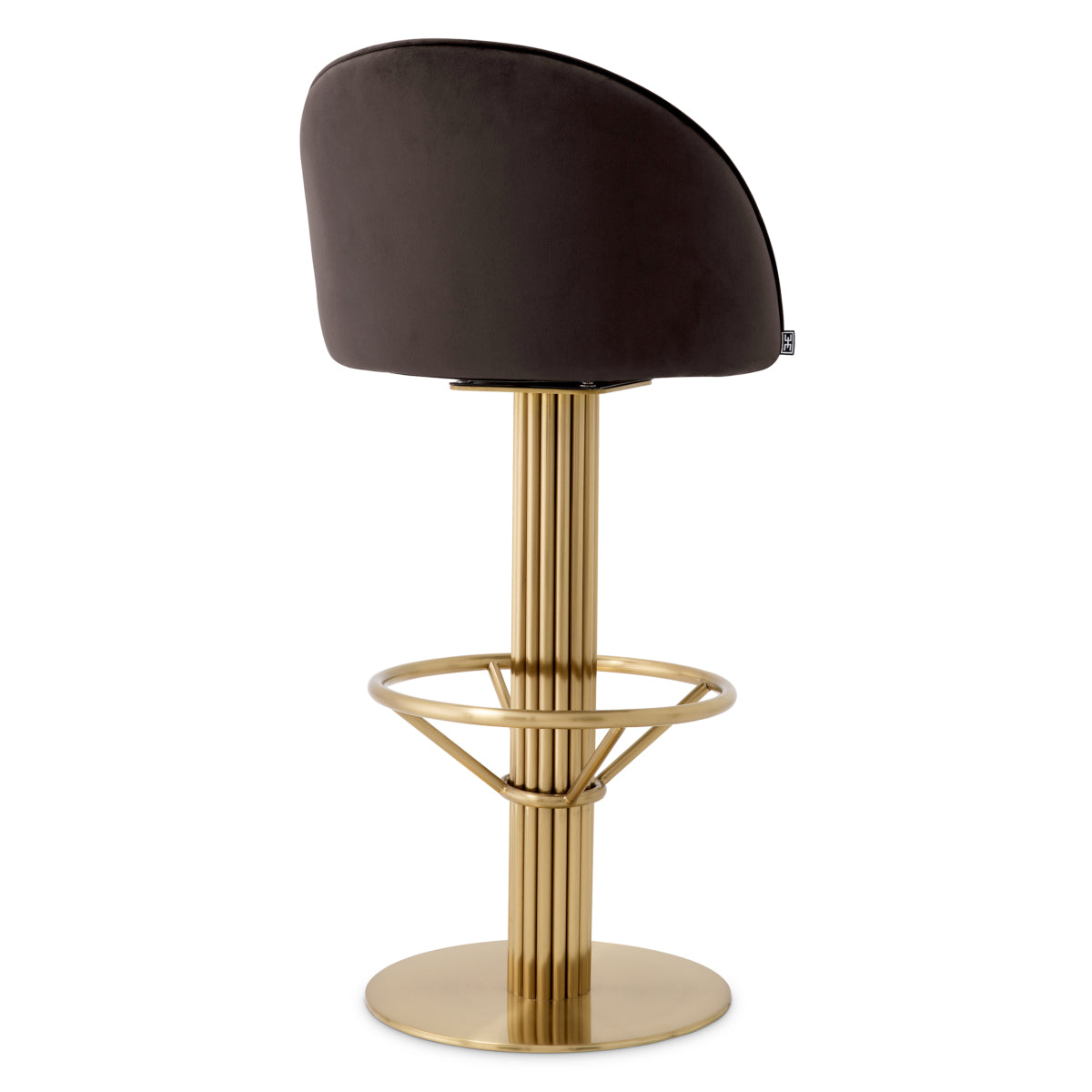 Gray Velvet Bar Stool Dorland | Eichholtzmh.com