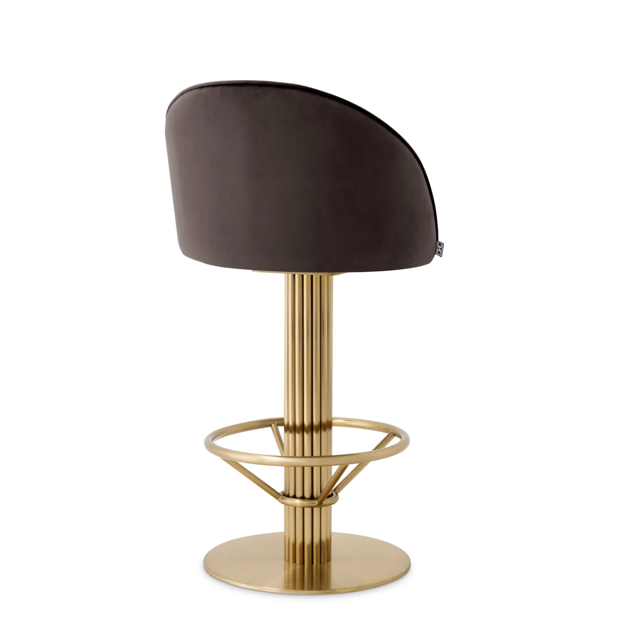 Gray Velvet Counter Stool Dorland | Eichholtzmh.com