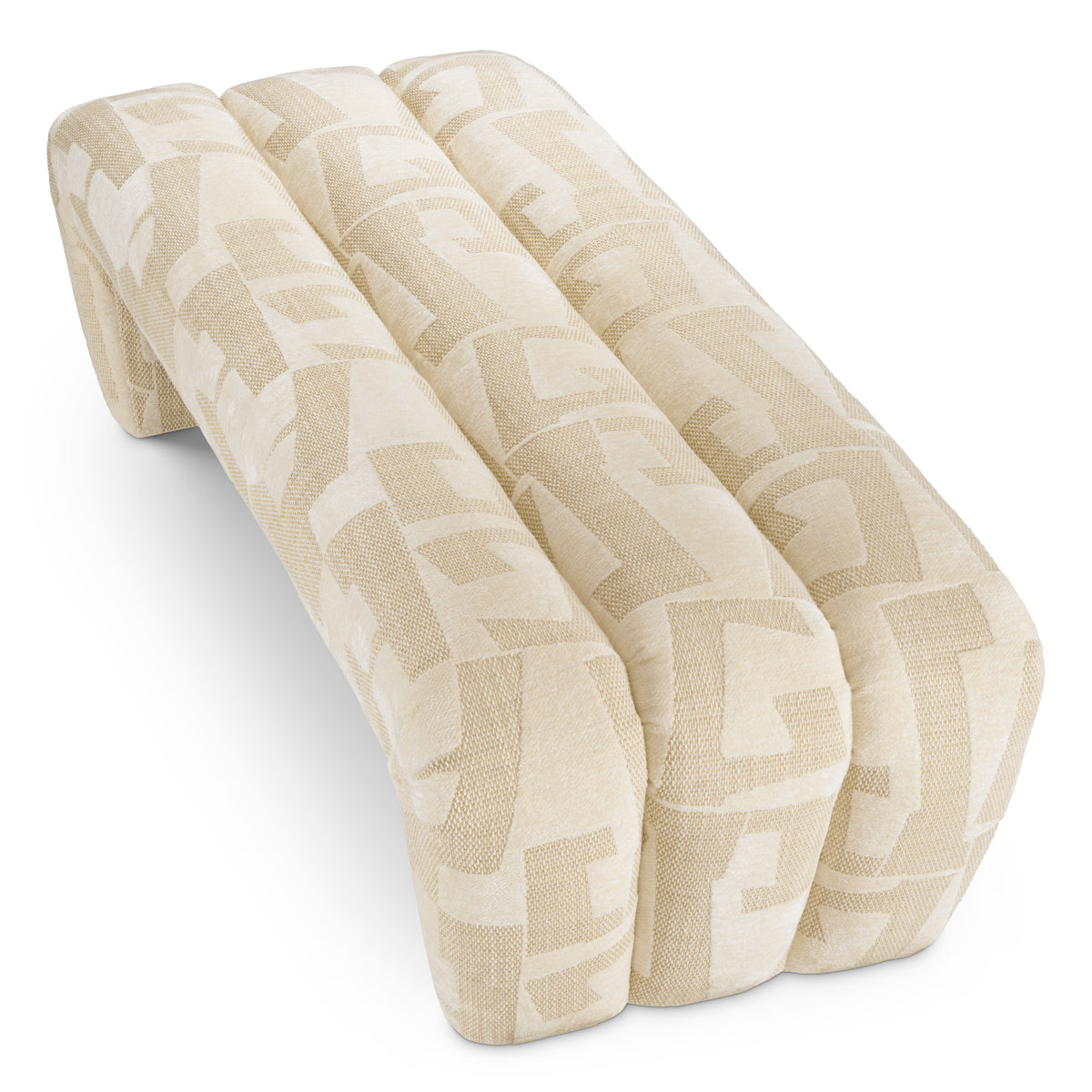 Brooklyn Sand Upholstered Bench Eastborne | Eichholtzmh.com