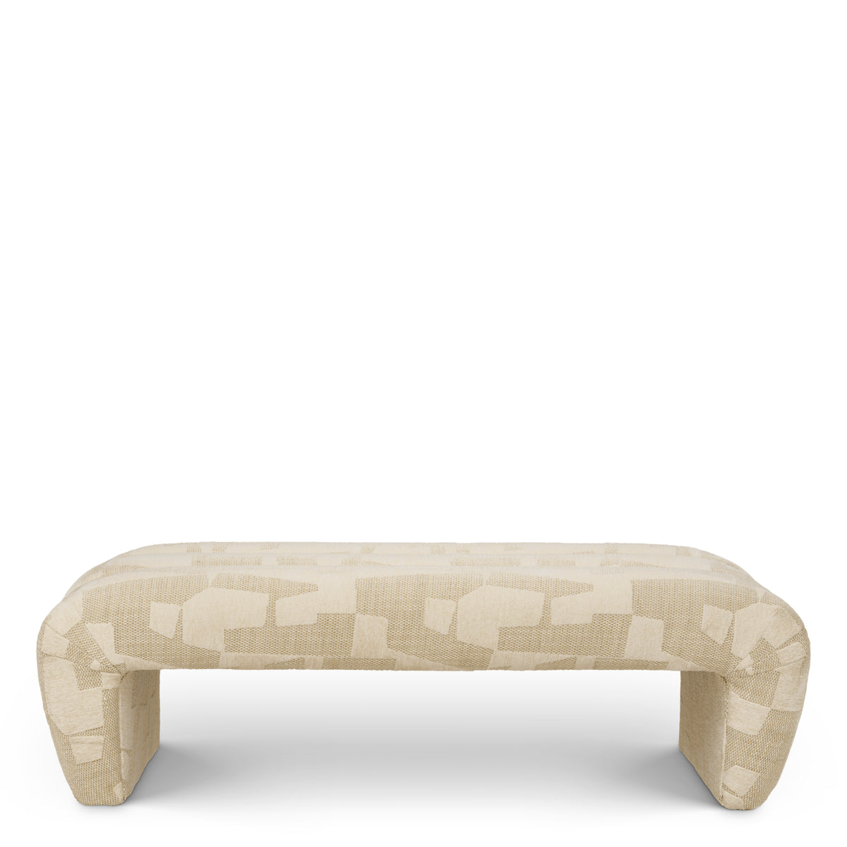 Brooklyn Sand Upholstered Bench Eastborne | Eichholtzmh.com