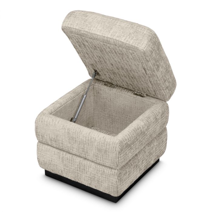 Stool Valmont creststone beige ebony finish