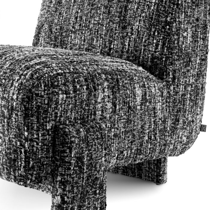 Chair Rockdale bouclé sonata black