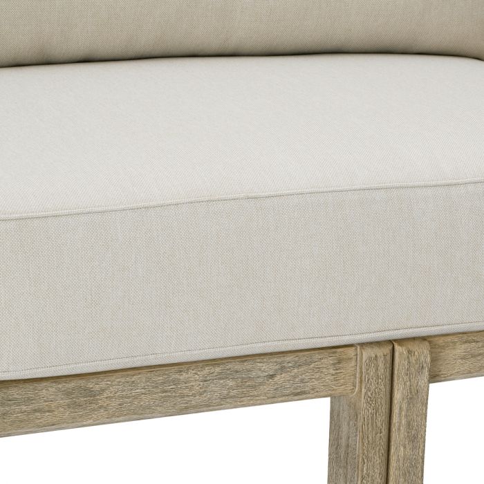 Outdoor Sofa Julian L aged teak viola sand