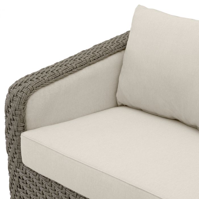 Outdoor Sofa Bryson faux woven rattan viola sand