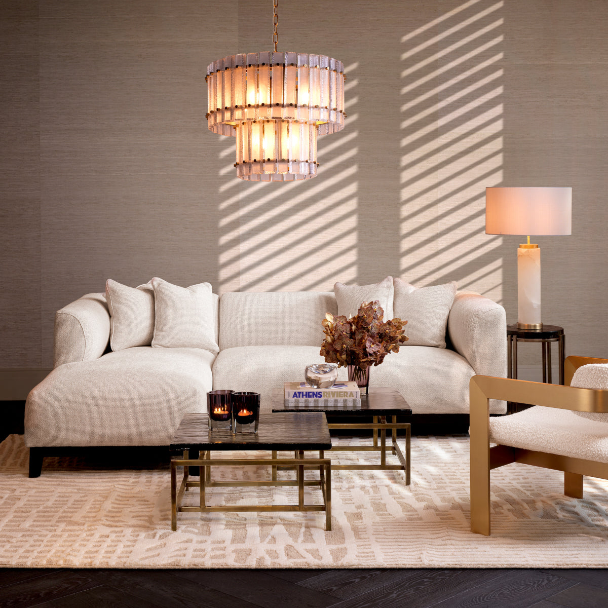 Upholstered Modular Sofa Left Corso