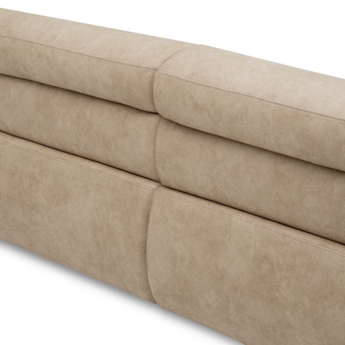 Sofa Marvella faux leather valente beige renato ecru