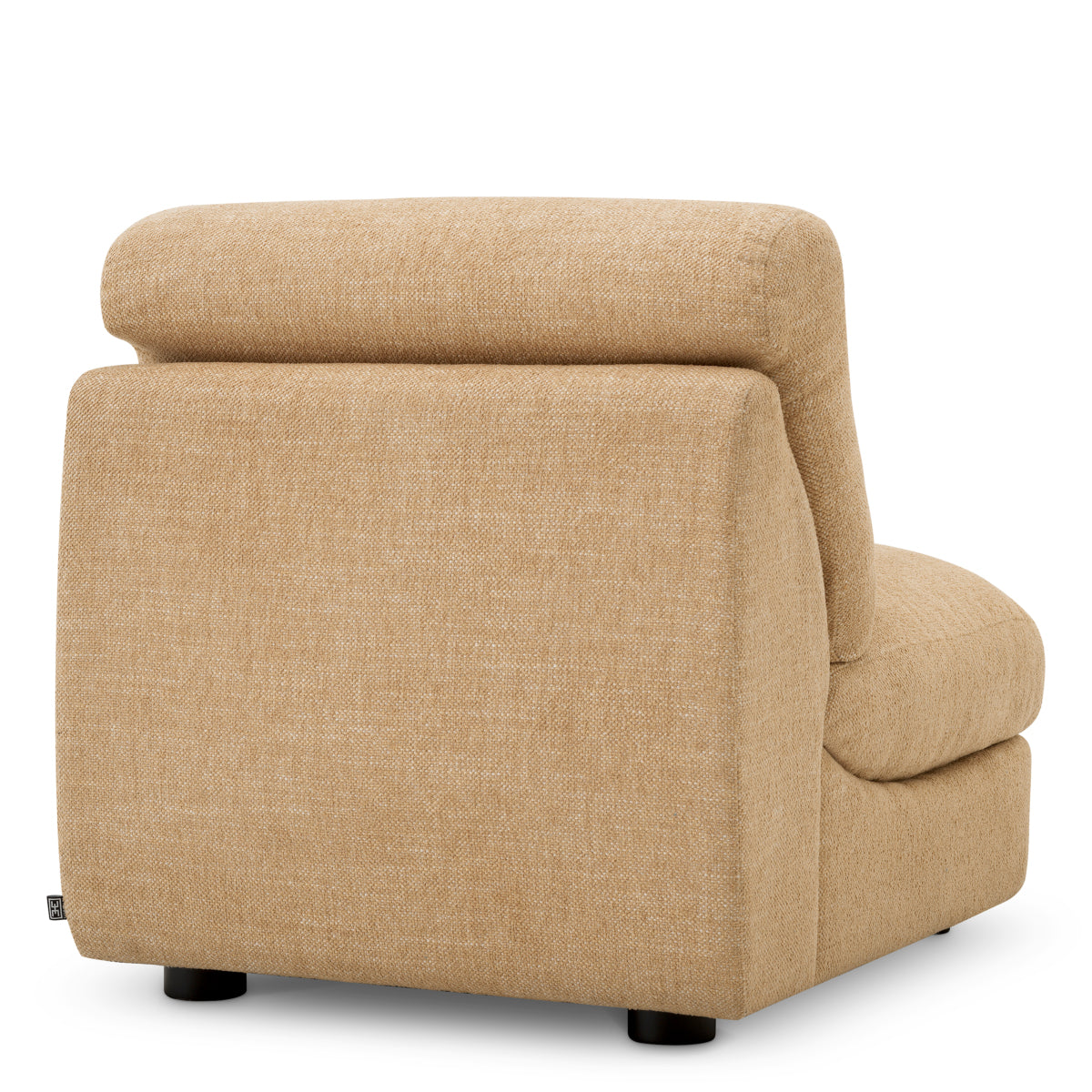 Beige Fully Upholstered Fabric Chair Alden
